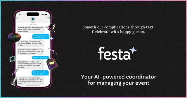 Festa | AI-native OS for events screenshot 1
