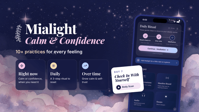 Mialight: Calm & Confidence screenshot 1