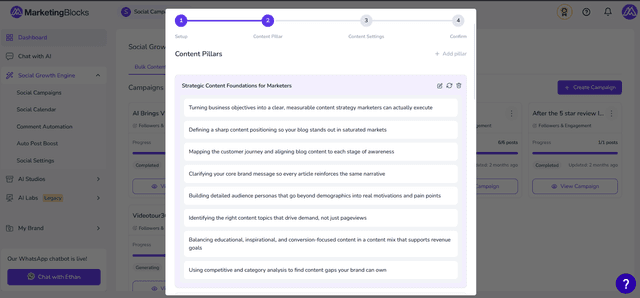 MarketingBlocks AI screenshot 3