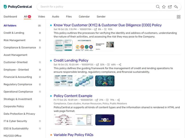PolicyCentral.ai screenshot 1