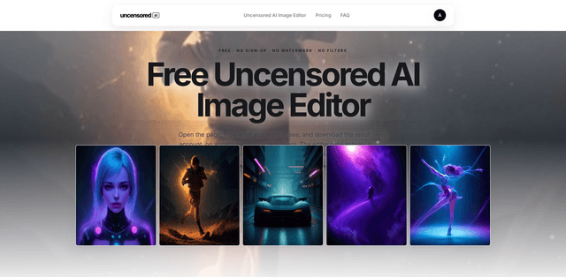 Uncensored AI Image Editor screenshot 1