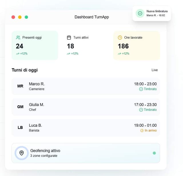 Turnapp screenshot 2