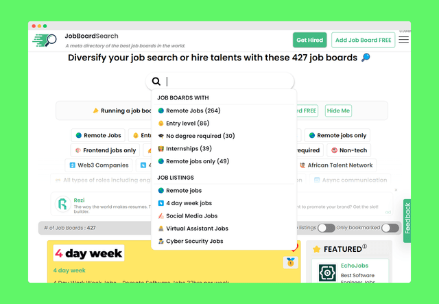 JobBoardSearch 🔎 screenshot 2