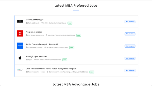 MBA Preferred screenshot 2