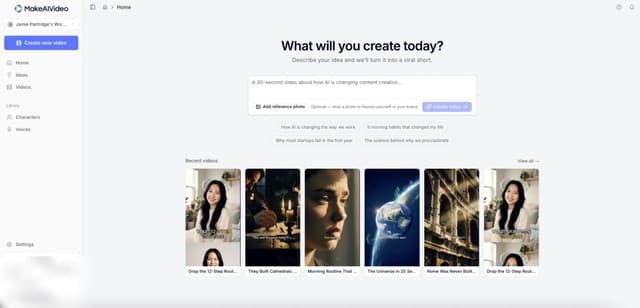 MakeAIVideo screenshot 1