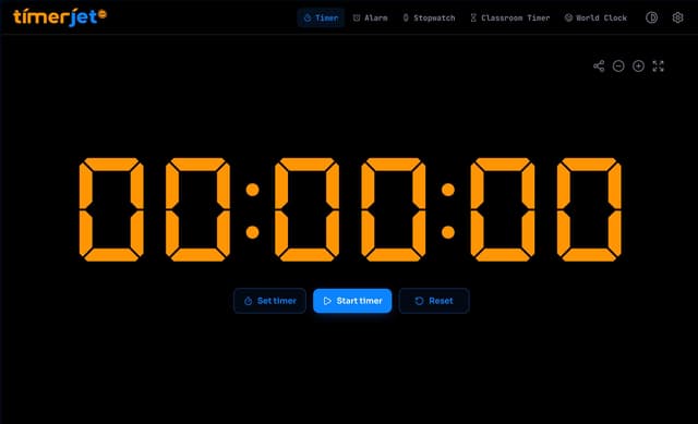 TimerJet screenshot 1