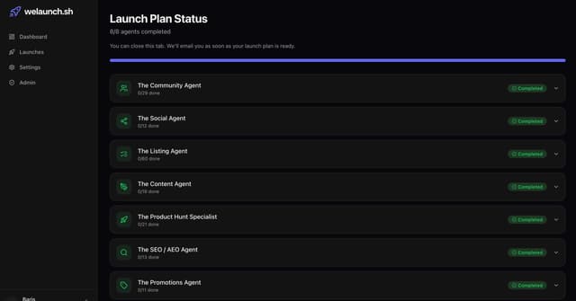 welaunch.sh screenshot 1