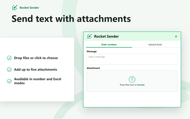 Rocket Sender for WA Web screenshot 3