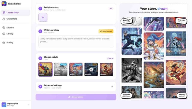 Yume Comic screenshot 1