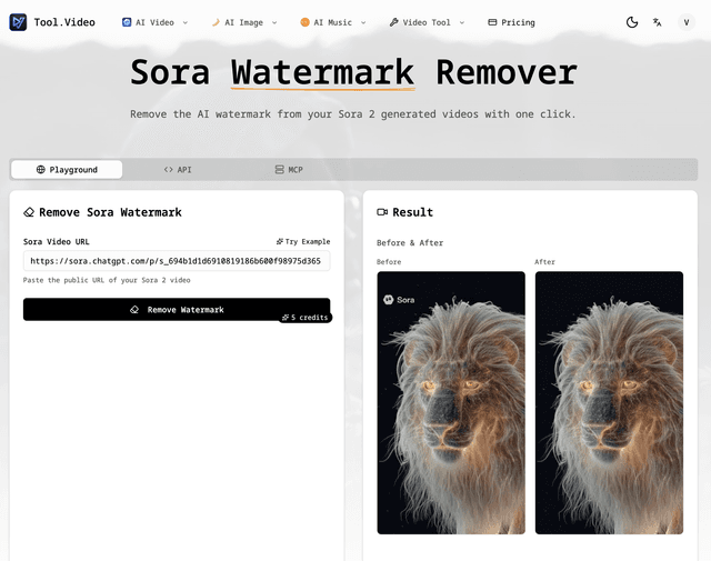 Tool Video – AI Video Generation Toolkit & API - Video Tool screenshot 7