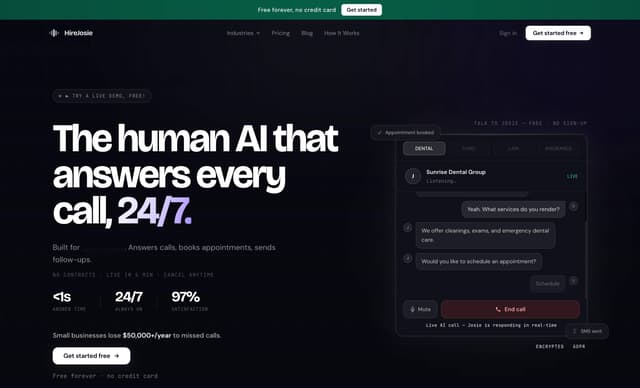 HireJosie screenshot 2