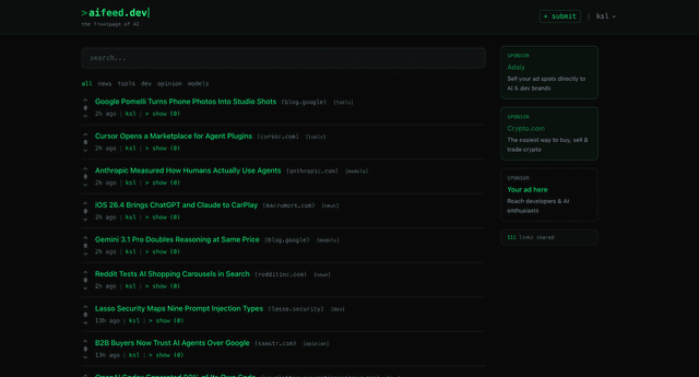 aifeed screenshot 1