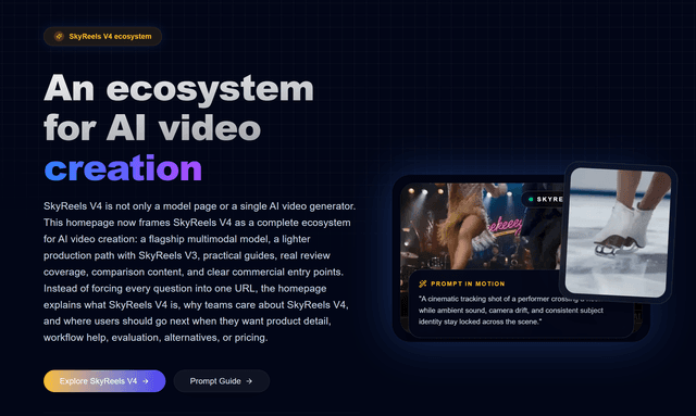 SkyReels V4 AI Video Generator screenshot 2