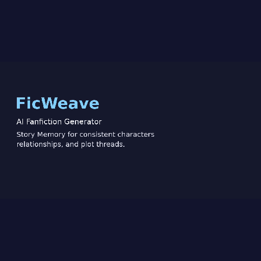 FicWeave screenshot 1