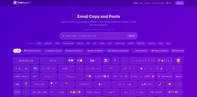 Emoji Copy and Paste screenshot 1
