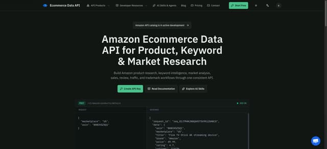 Ecommerce Data API screenshot 1