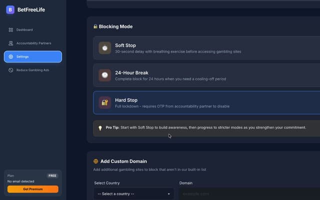 Betfree.life screenshot 1
