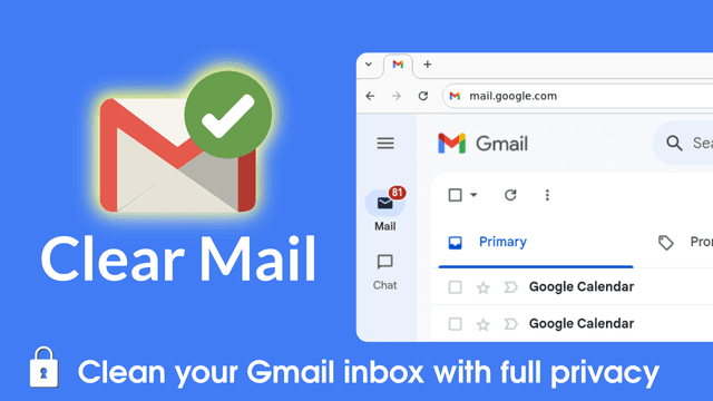 Clear Mail for Gmail screenshot 1