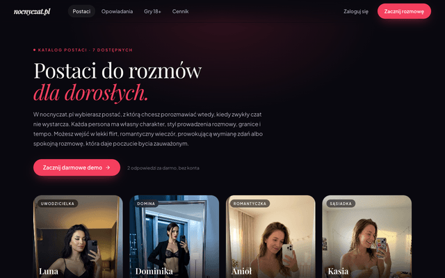 nocnyczat.pl screenshot 2