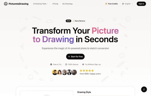 Picture to Drawing screenshot 1