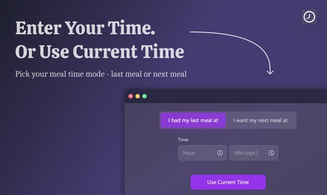 Intermittent Fasting Calculator screenshot 2