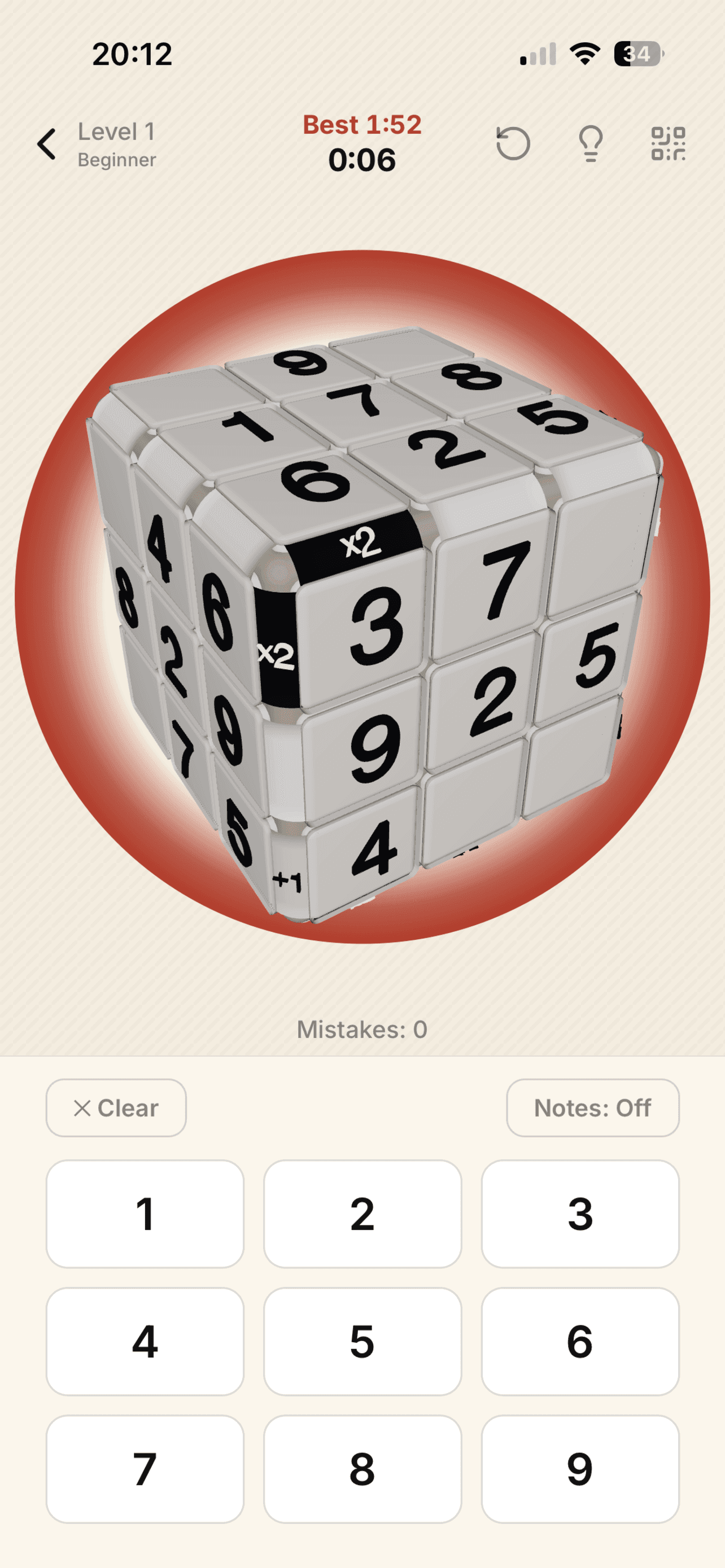 Kropki 3D Sudoku screenshot 2