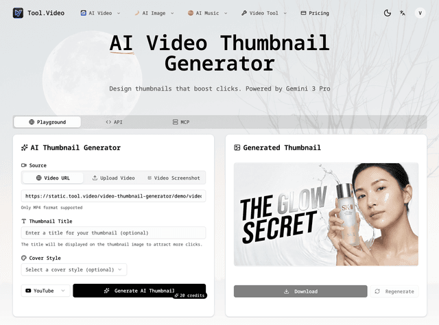 Tool Video – AI Video Generation Toolkit & API - Video Tool screenshot 5