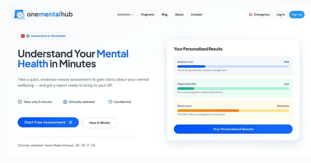 One Mental Hub screenshot 1