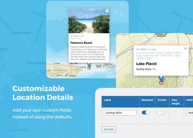 Open User Map – WordPress Map Plugin screenshot 4