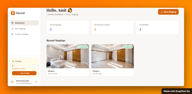 DecoAI - AI Virtual Staging screenshot 4
