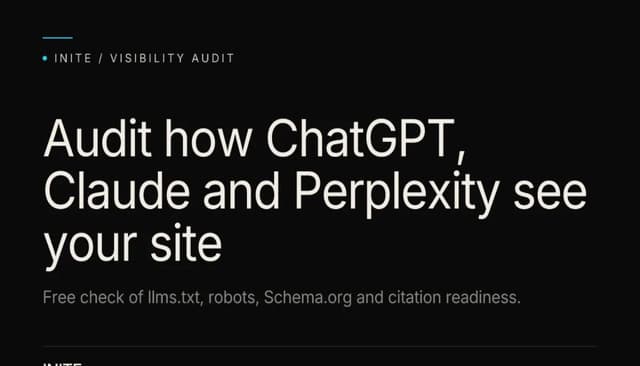 AI Visibility Audit screenshot 1