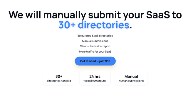 SaasSubmit screenshot 1