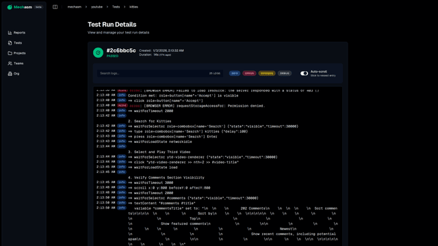 Mechasm - AI-Powered Self-Healing Test Automation screenshot 4
