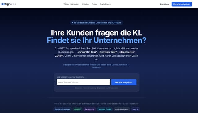 bizsignal.eu screenshot 1