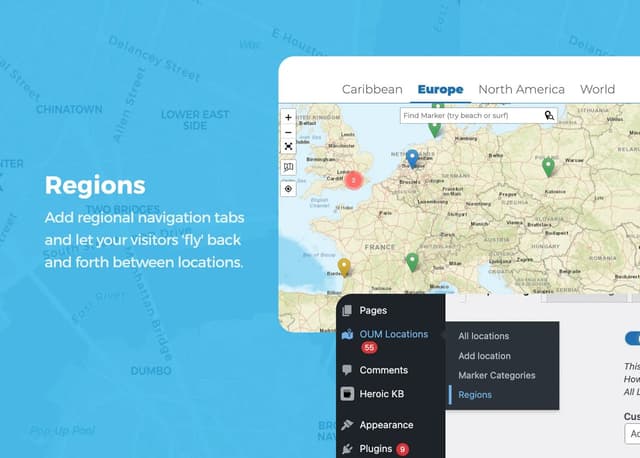 Open User Map – WordPress Map Plugin screenshot 2