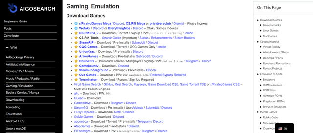 Aigosearch screenshot 2