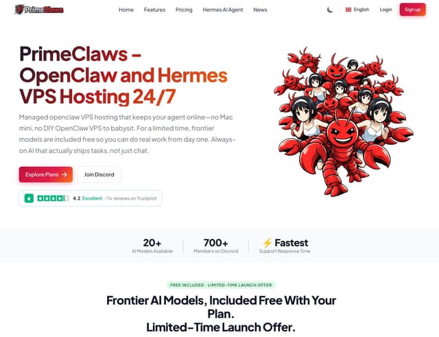 PrimeClaws VPS screenshot 1