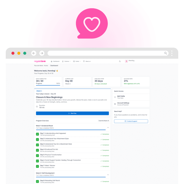 RegainLove screenshot 3
