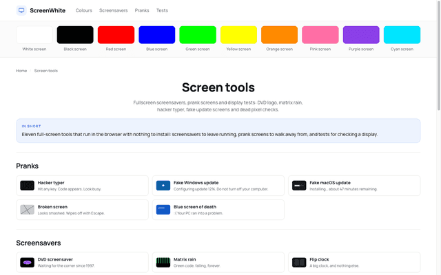 ScreenWhite screenshot 4