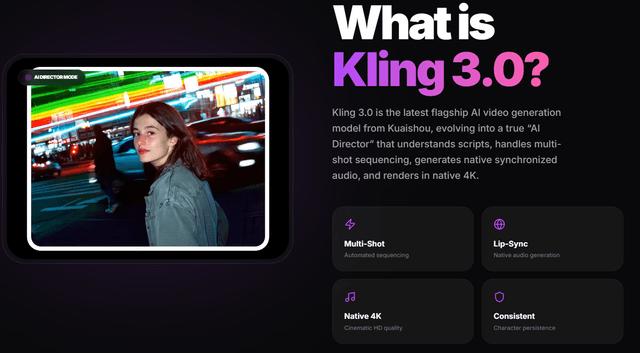 Kling 3.0 screenshot 1