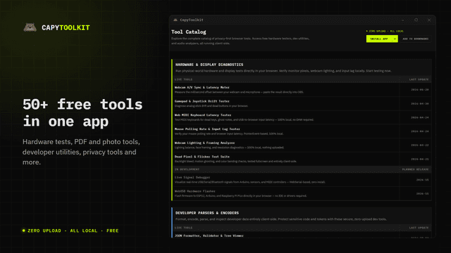 CapyToolkit screenshot 1