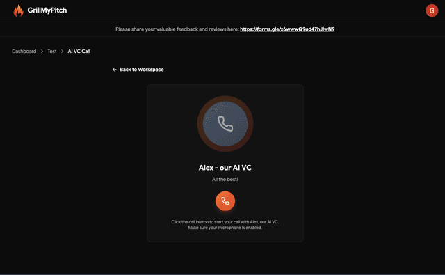 GrillMyPitch - AI-Powered Pitch Deck Analysis screenshot 3
