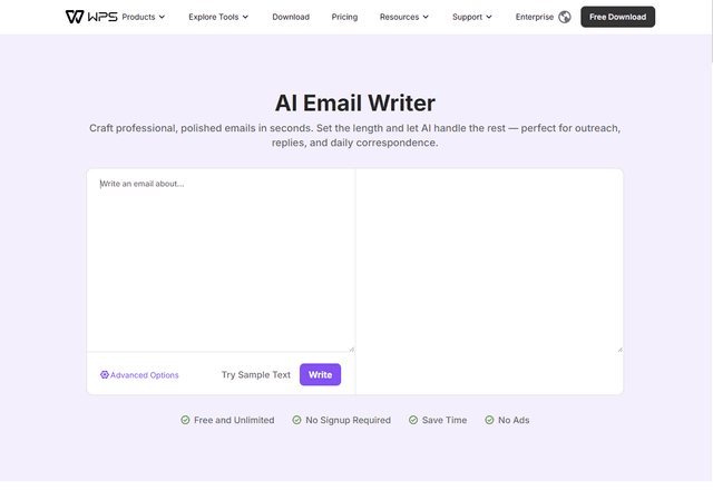 AI Email Writer screenshot 1