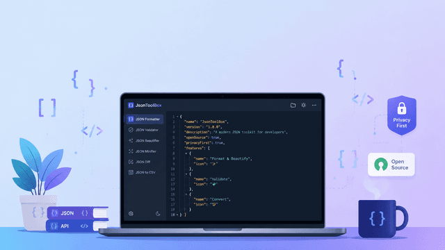 JSON Toolbox — Free Online JSON Tools for Developers screenshot 1