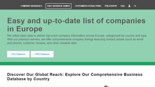 CompaniesData Spain Database screenshot 1