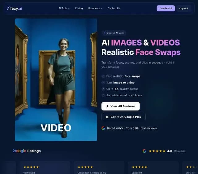 Facy AI Face Swap screenshot 1