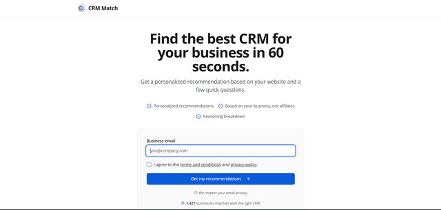 CRM Match screenshot 1