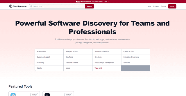 Tool Dynamo screenshot 1