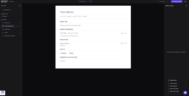 Resume Tailor screenshot 2