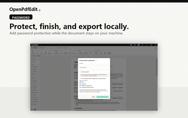 OpenPdfEdit screenshot 5